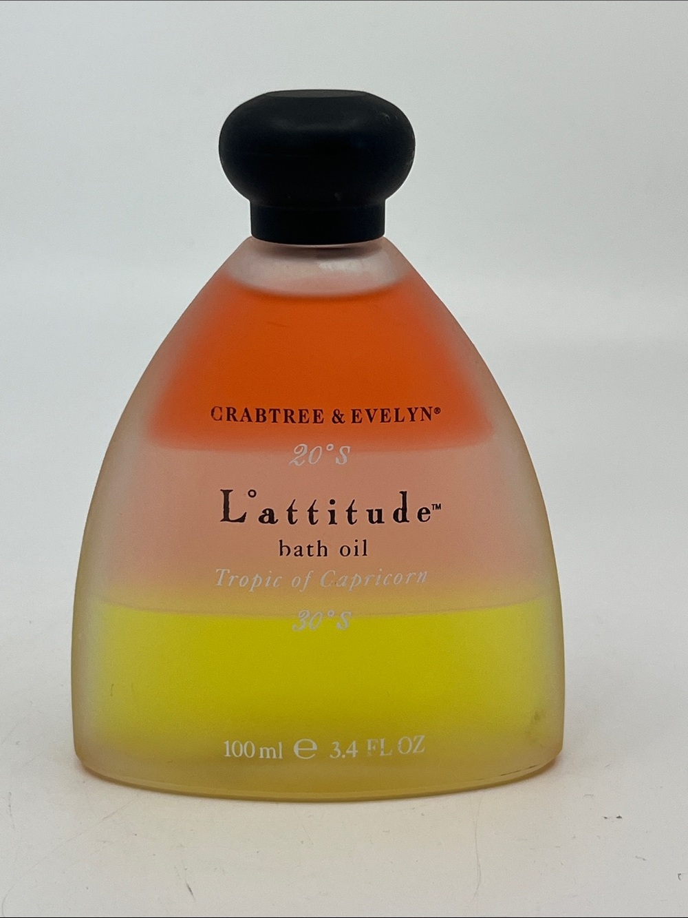 Crabtree & Evelyn L'attitude Bath Oil -Tropical of Capricorn- 3.4 Oz.